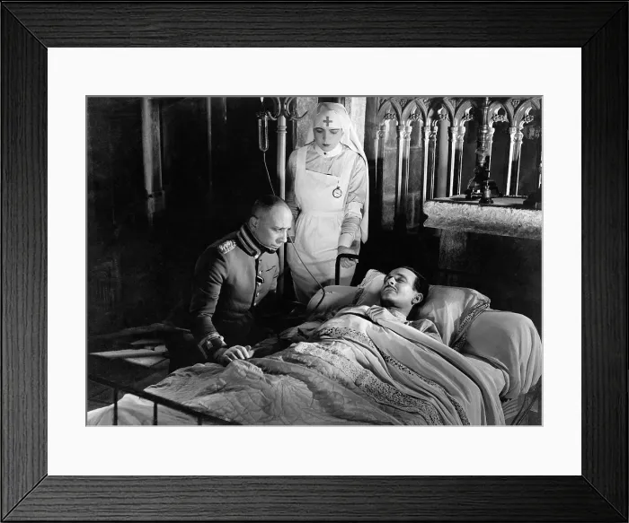 Framed Print : GRAND ILLUSION, (aka LA GRANDE ILLUSION), Erich von Stroheim (left), Pierre Fresnay (right), 1937