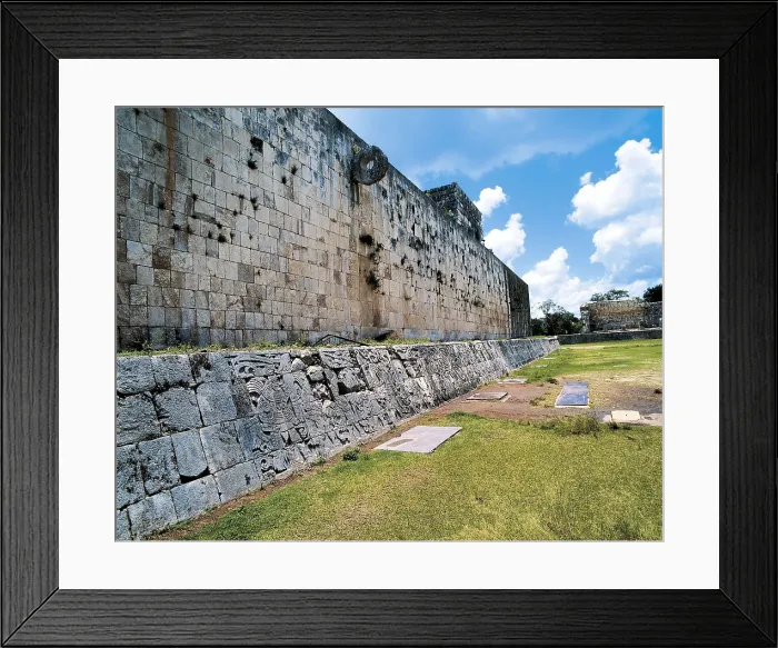 Framed Print : MEXICO. YUCATN. Chichn Itz. Ball Court. Maya art. AISA / Everett Collection**US SALES ONLY**