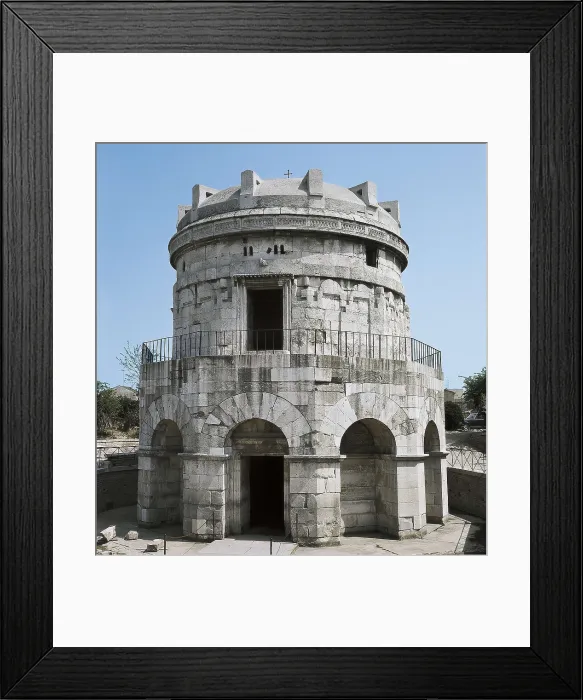 Framed Print : Mausoleum of Theodoric. 6th c. ITALY. Ravenna. Early Byzantine art. Architecture. AISA / Everett Collection**US SALES ONLY** Framed Print : Mausoleum of Theodoric. 6th c. ITALY. Ravenna. Early Byzantine art. Architecture. AISA / Everett Collection**US SALES ONLY**