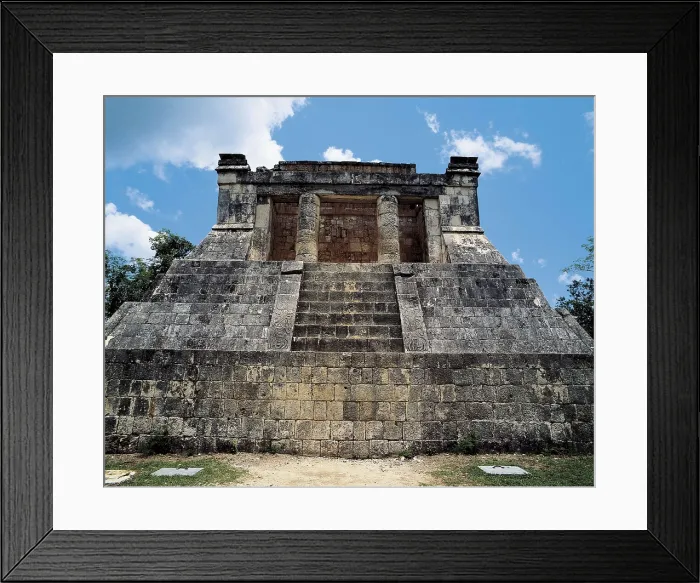 Framed Print : Temple of the Jaguars. 10th-12th c. MEXICO. YUCATN. Chichn Itz. Maya art. AISA / Everett Collection**US SALES ONLY**