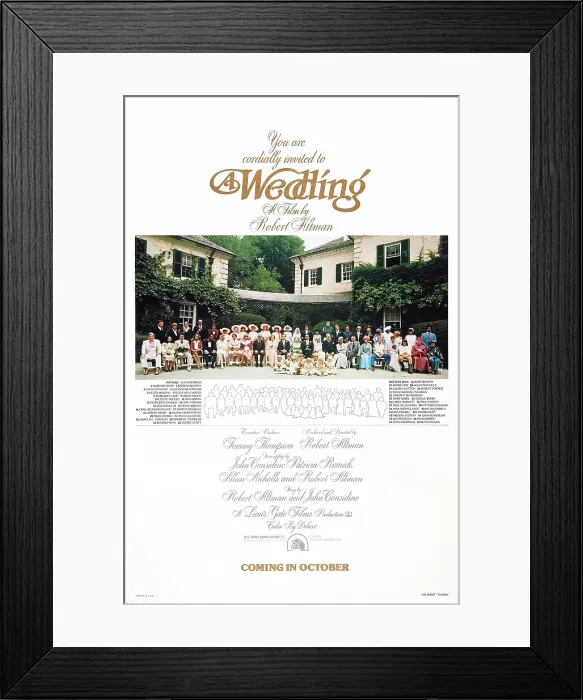 Framed Print : A WEDDING, US advance poster, 1978. TM and copyright 20th Century Fox Film Corp. / courtesy Everett Collection