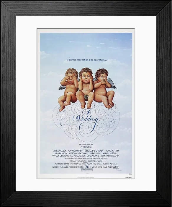 Framed Print : A WEDDING, US poster, 1978. TM and copyright 20th Century Fox Film Corp. / courtesy Everett Collection