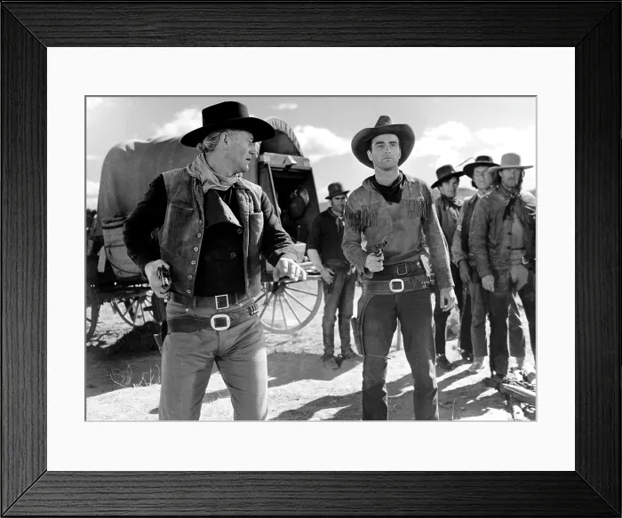 Framed Print : RED RIVER, John Wayne, Montgomery Clift, 1948 Framed Print : RED RIVER, John Wayne, Montgomery Clift, 1948