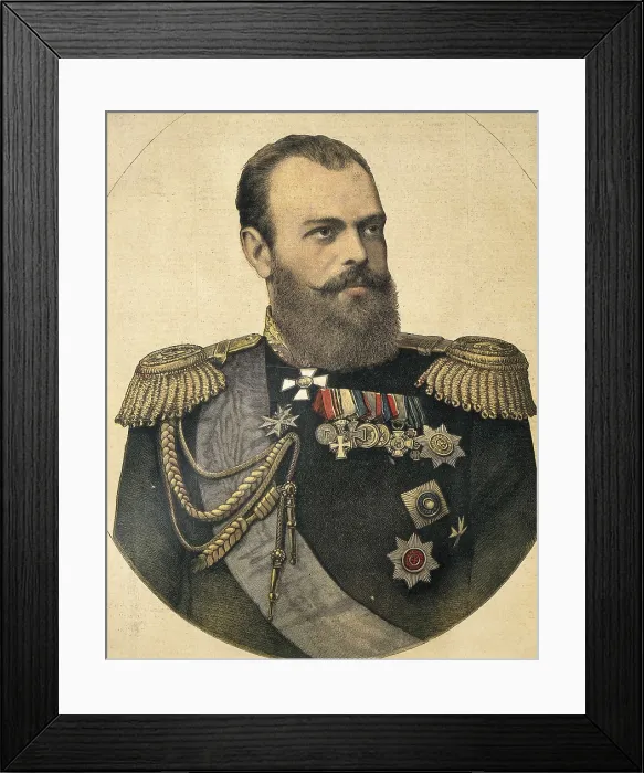 Framed Print : ALEXANDER III of Russia (1845-1894). AISA / Everett Collection**US SALES ONLY**