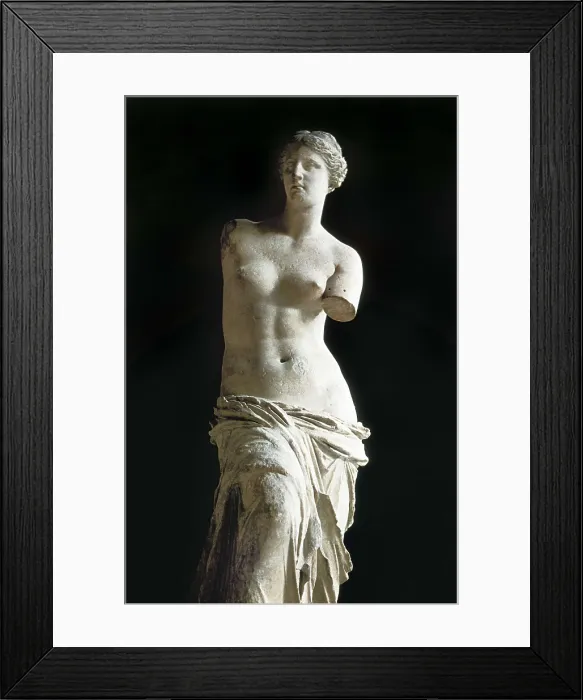 Framed Print : Venus de Milo. 2nd c. BC. Hellenistic art. Sculpture on marble. FRANCE. Paris. Louvre Museum. AISA / Everett Collection**US SALES ONLY**