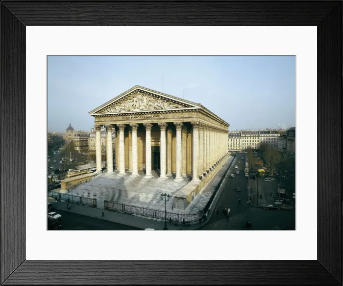 Framed Print : VIGNON, Pierre Alexandre (1763-1828). The Madeleine Church. 1806-1828. FRANCE. Paris. Neoclassicism. Architecture. AISA / Everett Collection**US SALES ONLY** Framed Print : VIGNON, Pierre Alexandre (1763-1828). The Madeleine Church. 1806-1828. FRANCE. Paris. Neoclassicism. Architecture. AISA / Everett Collection**US SALES ONLY**