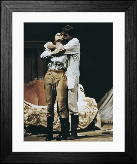 Framed Print : Theatre performance at the Teatro Romea of Barcelona (1989) of the play 'Ivanov' by Anton Chekhov (1886), directed by Ivo Krobot and, on stage Framed Print : Theatre performance at the Teatro Romea of Barcelona (1989) of the play 'Ivanov' by Anton Chekhov (1886), directed by Ivo Krobot and, on stage