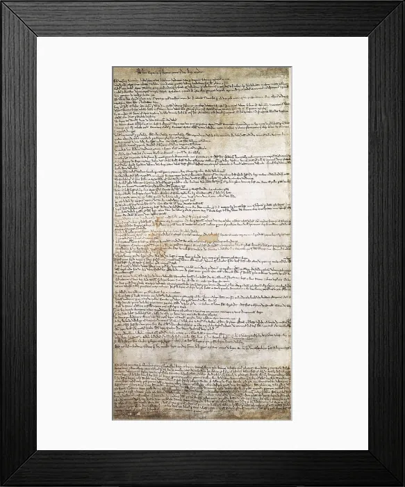 Framed Print : England. Carta Magna (1212). Manuscript Add. 4838. UNITED KINGDOM. London. The British Museum. AISA / Everett Collection**US SALES ONLY** Framed Print : England. Carta Magna (1212). Manuscript Add. 4838. UNITED KINGDOM. London. The British Museum. AISA / Everett Collection**US SALES ONLY**