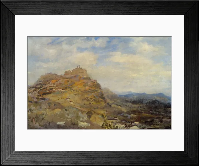 Framed Print : ITALIAN HILL TOWN, by Arthur B. Davies, 1925, American painting, oil on canvas Framed Print : ITALIAN HILL TOWN, by Arthur B. Davies, 1925, American painting, oil on canvas