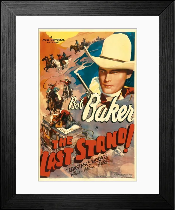 Framed Print : THE LAST STAND, Bob Baker, 1938 Framed Print : THE LAST STAND, Bob Baker, 1938