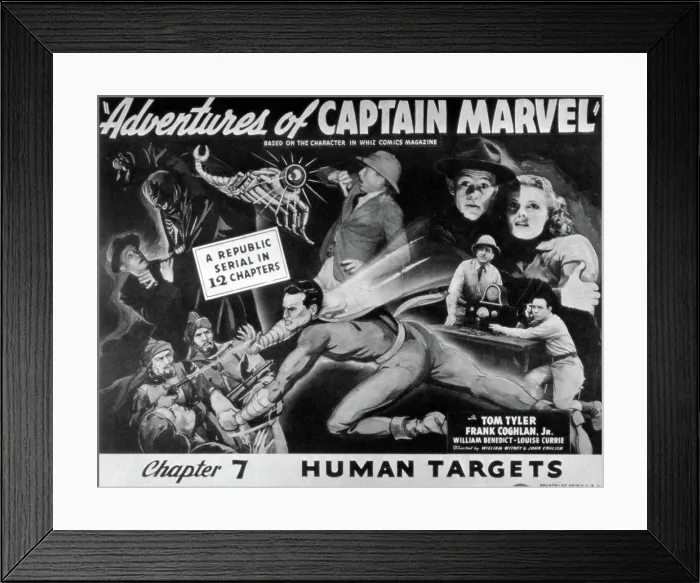 Framed Print : THE ADVENTURES OF CAPTAIN MARVEL, Tom Tyler, (serial), 1941