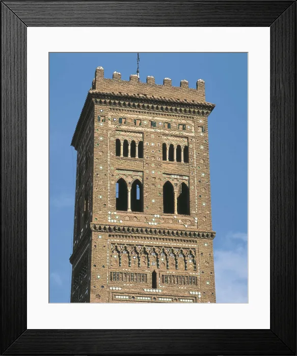 Framed Print : Tower of San Martin. 1315-1316. SPAIN. ARAGON. Teruel. Church of Saint Martin. Mudejar art. Architecture. AISA / Everett Collection**US SALES ONLY** Framed Print : Tower of San Martin. 1315-1316. SPAIN. ARAGON. Teruel. Church of Saint Martin. Mudejar art. Architecture. AISA / Everett Collection**US SALES ONLY**