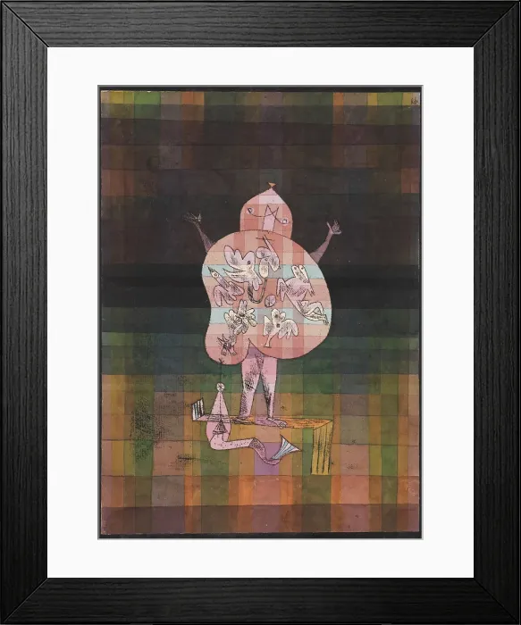 Framed Print : VENTRILOQUIST AND CRIER IN THE MOOR, by Paul Klee, 1923, Swiss drawing, watercolor and ink on paper Framed Print : VENTRILOQUIST AND CRIER IN THE MOOR, by Paul Klee, 1923, Swiss drawing, watercolor and ink on paper