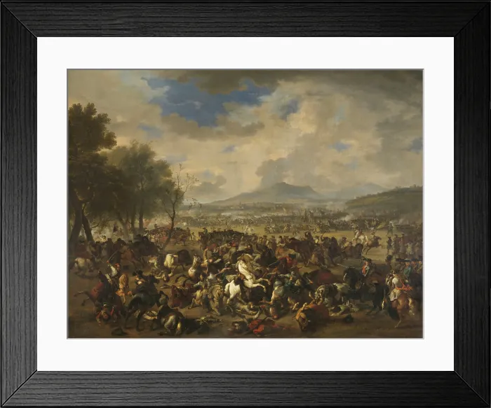 Framed Print : Battle at Ramillies between the French and the Allied Powers, by Jan van Huchtenburg, 1706-10, Dutch painting, oil on canvas Framed Print : Battle at Ramillies between the French and the Allied Powers, by Jan van Huchtenburg, 1706-10, Dutch painting, oil on canvas