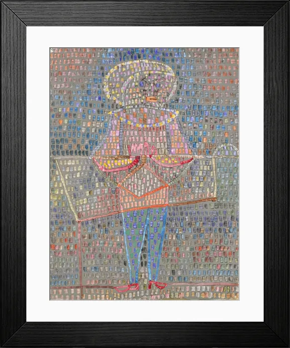 Framed Print : BOY IN FANCY DRESS, by Paul Klee, 1931, Swiss drawing, watercolor, gouache, and graphite on paper