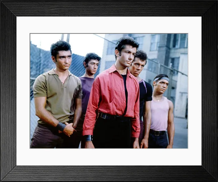 Framed Print : WEST SIDE STORY, George Chakiris (front), 1961