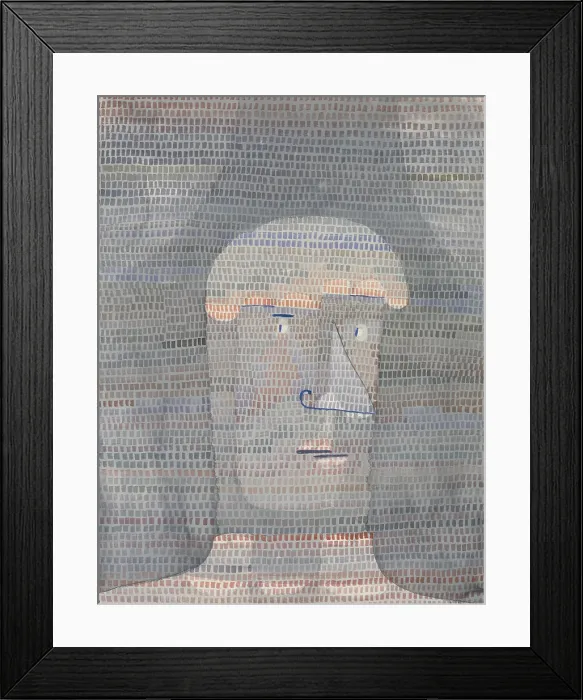 Framed Print : ATHLETE'S HEAD, by Paul Klee, 1932, Swiss drawing, watercolor, gouache, and graphite on paper Framed Print : ATHLETE'S HEAD, by Paul Klee, 1932, Swiss drawing, watercolor, gouache, and graphite on paper