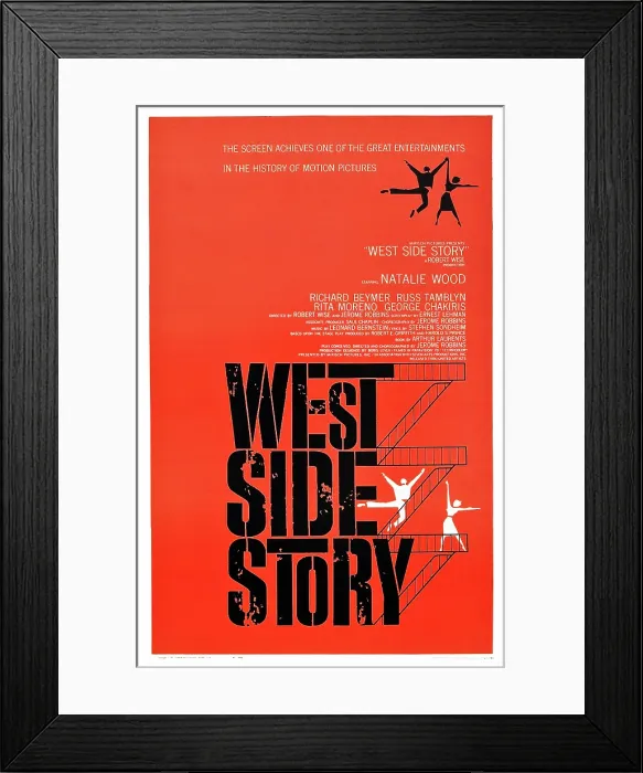 Framed Print : WEST SIDE STORY, poster art, 1961 Framed Print : WEST SIDE STORY, poster art, 1961