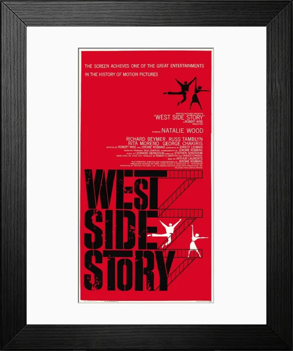 Framed Print : WEST SIDE STORY, US poster art, 1961
