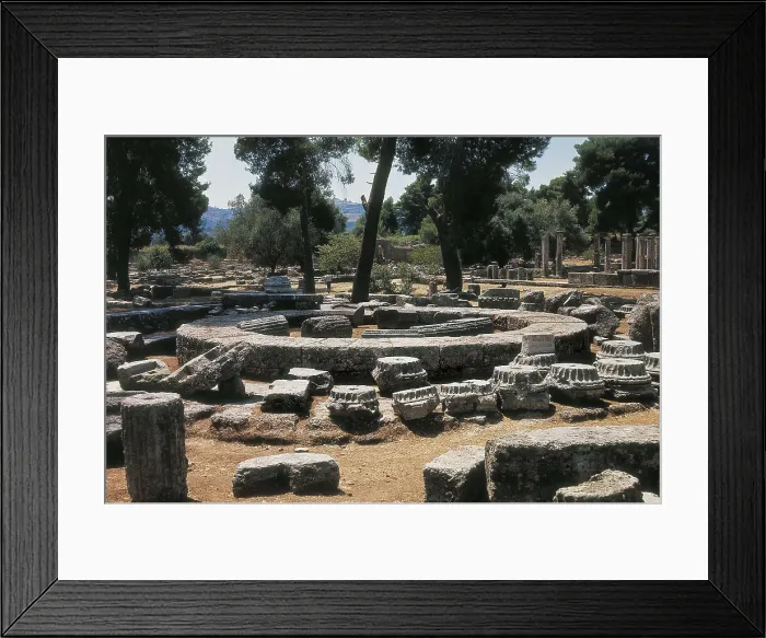 Framed Print : GREECE. WESTERN GREECE. ELIS. Olympia. Philippeion (4th c. BC). Hellenistic art. AISA / Everett Collection**US SALES ONLY**