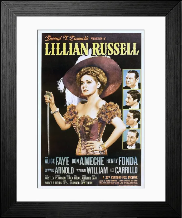 Framed Print : LILLIAN RUSSELL, left: Alice Faye, right from top: Edward Arnold, Don Ameche, Henry Fonda, Warren William, 1940, TM and Copyright 20th Century Fox Film Corp Framed Print : LILLIAN RUSSELL, left: Alice Faye, right from top: Edward Arnold, Don Ameche, Henry Fonda, Warren William, 1940, TM and Copyright 20th Century Fox Film Corp