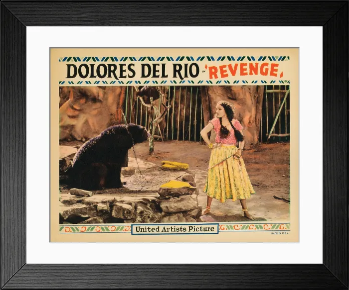 Framed Print : REVENGE, lobbycard, Dolores Del Rio, 1928 Framed Print : REVENGE, lobbycard, Dolores Del Rio, 1928