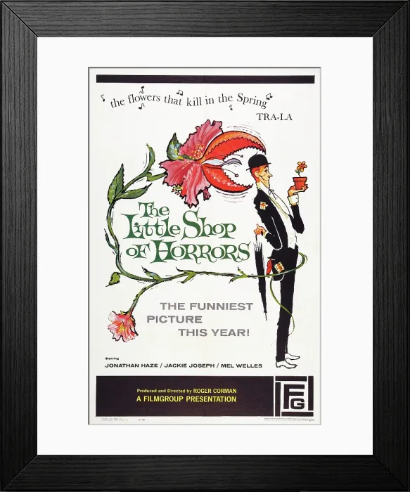 Framed Print : THE LITTLE SHOP OF HORRORS, US poster art, 1960 Framed Print : THE LITTLE SHOP OF HORRORS, US poster art, 1960
