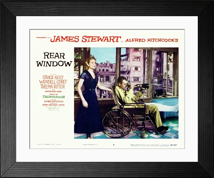 Framed Print : REAR WINDOW, Grace Kelly, James Stewart, 1954