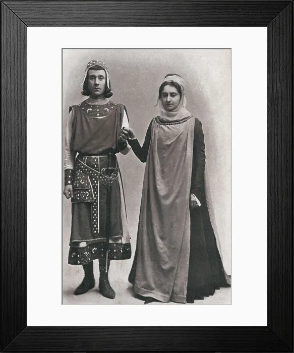 Framed Print : DIAZ DE MENDOZA, Fernando (1862-1930); GUERRERO, Mara (1867-1928); VEGA CARPIO, Flix Lope de (1562-1635)