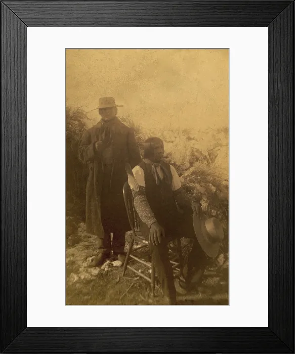 Framed Print : Wovoka, shown seated, initiated the Ghost Dance religious movement among Native Americans in 1889
