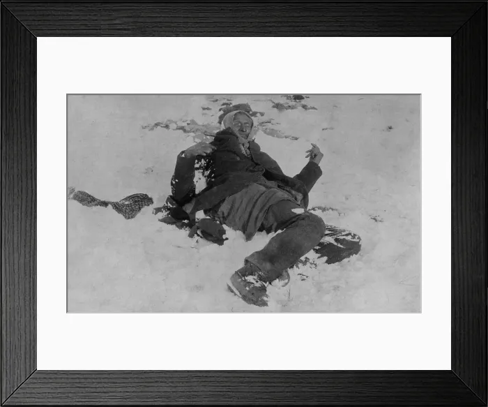 Framed Print : Body of Spotted Elk (aka Big Foot), Chief of the Miniconjou, after the Wounded Knee Massacre