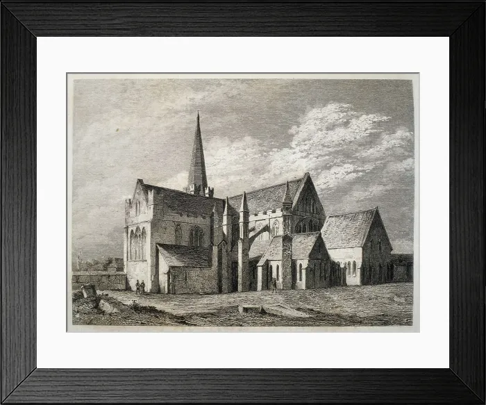 Framed Print : Dublin. Cathedral St. Patrick. Engraving. SPAIN. Barcelona. Biblioteca de Catalunya (National Library of Catalonia). AISA / Everett Collection**US SALES ONLY** Framed Print : Dublin. Cathedral St. Patrick. Engraving. SPAIN. Barcelona. Biblioteca de Catalunya (National Library of Catalonia). AISA / Everett Collection**US SALES ONLY**