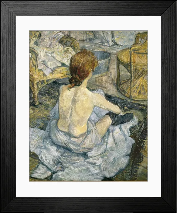 Framed Print : TOULOUSE-LAUTREC, Henri de (1864-1901). Woman at her Toilet. 1896. Oil on cardboard. Post-Impressionism. Oil. FRANCE. Paris. Muse d'Orsay (Orsay Museum) Framed Print : TOULOUSE-LAUTREC, Henri de (1864-1901). Woman at her Toilet. 1896. Oil on cardboard. Post-Impressionism. Oil. FRANCE. Paris. Muse d'Orsay (Orsay Museum)
