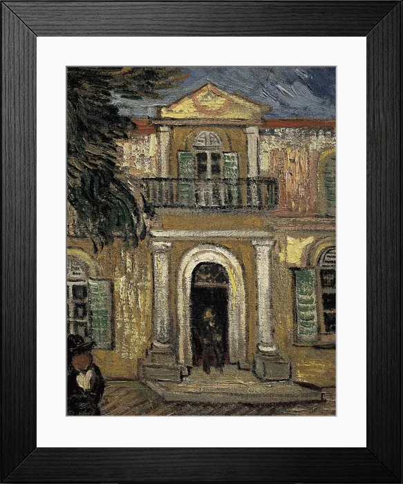 Framed Print : GOGH, Vincent van (1853-1890). Hospital Saint Paul at Saint-Rmy-de-Provence. 1889. Detail. Work painted in October. Post-Impressionism. Oil on canvas. FRANCE. Paris Framed Print : GOGH, Vincent van (1853-1890). Hospital Saint Paul at Saint-Rmy-de-Provence. 1889. Detail. Work painted in October. Post-Impressionism. Oil on canvas. FRANCE. Paris