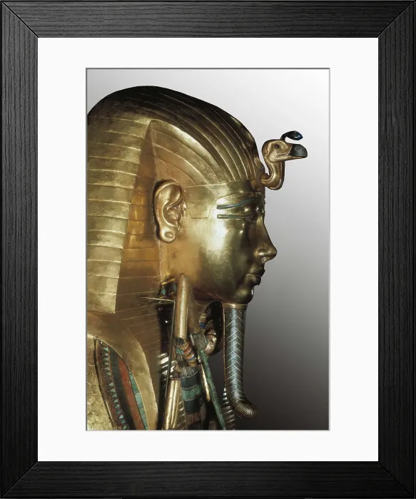 Framed Print : Sarcophagus of Tutankhamun. 1334 -1325 BC. Detail. Wood, gold, lapis-lazuli and precious stones. Egyptian art. New Kingdom. Jewelry. EGYPT. Cairo. Egyptian Museum. Proc: EGYPT Framed Print : Sarcophagus of Tutankhamun. 1334 -1325 BC. Detail. Wood, gold, lapis-lazuli and precious stones. Egyptian art. New Kingdom. Jewelry. EGYPT. Cairo. Egyptian Museum. Proc: EGYPT