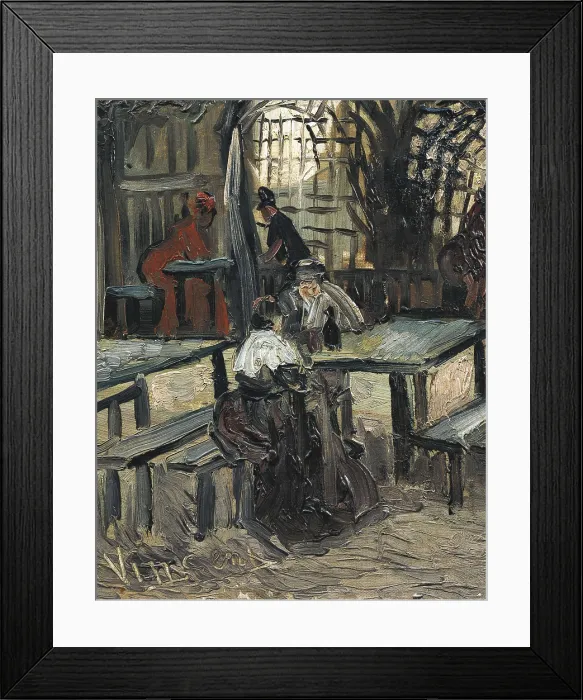 Framed Print : GOGH, Vincent van (1853-1890). Terrace of the Caf 'La Guinguuette'. 1886