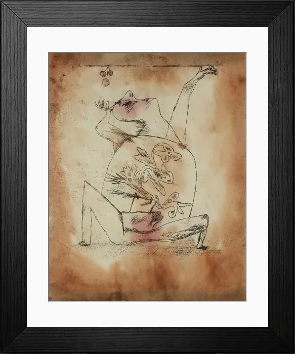 Framed Print : THE PATHOS OF FERTILITY, by Paul Klee, 1921, Swiss drawing, watercolor and ink on paper Framed Print : THE PATHOS OF FERTILITY, by Paul Klee, 1921, Swiss drawing, watercolor and ink on paper