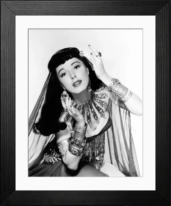 Framed Print : VALLEY OF THE KINGS, Eleanor Parker, 1954 Framed Print : VALLEY OF THE KINGS, Eleanor Parker, 1954