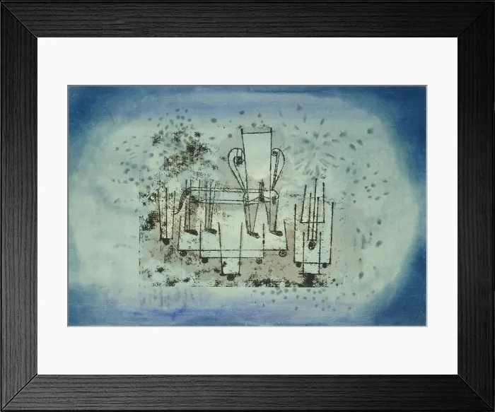 Framed Print : THE CHAIR ANIMAL, by Paul Klee, 1922, Swiss drawing, watercolor, gouache, and ink on paper