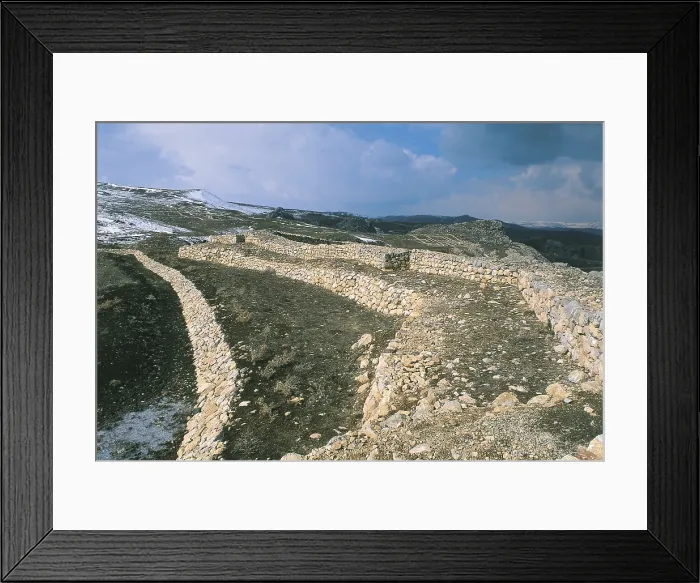 Framed Print : TURKEY. CENTRAL ANATOLIA. CORUM. Bogazkale. Hattusa. Wall. AISA / Everett Collection**US SALES ONLY**