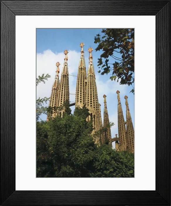 Framed Print : GAUDI i CORNET, Antoni (1852-1926). Sagrada Familia (Expiatory Temple of the Holy Family). 1884-1926. SPAIN. CATALONIA. Barcelona. Expiatory Church of the Holy Family Framed Print : GAUDI i CORNET, Antoni (1852-1926). Sagrada Familia (Expiatory Temple of the Holy Family). 1884-1926. SPAIN. CATALONIA. Barcelona. Expiatory Church of the Holy Family