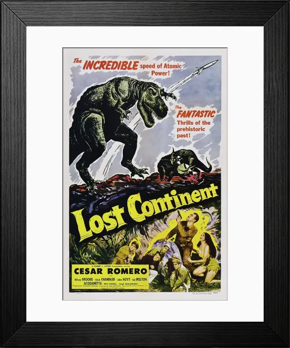 Framed Print : LOST CONTINENT, Hillary Brooke, Cesar Romero (both lower right), 1951 Framed Print : LOST CONTINENT, Hillary Brooke, Cesar Romero (both lower right), 1951
