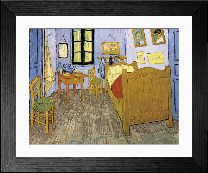 Framed Print : GOGH, Vincent van (1853-1890). Van Gogh's Bedroom at Arles. 1889. Post-Impressionism. Oil on canvas. FRANCE. Paris. Muse d'Orsay (Orsay Museum) Framed Print : GOGH, Vincent van (1853-1890). Van Gogh's Bedroom at Arles. 1889. Post-Impressionism. Oil on canvas. FRANCE. Paris. Muse d'Orsay (Orsay Museum)