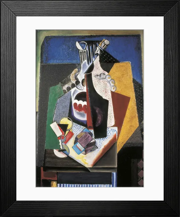 Framed Print : BLANCHARD, Mara Gutirrez-Cueto (1881-1932). Still Life. Cubism. Oil on canvas. AISA / Everett Collection.**US SALES ONLY** Framed Print : BLANCHARD, Mara Gutirrez-Cueto (1881-1932). Still Life. Cubism. Oil on canvas. AISA / Everett Collection.**US SALES ONLY**