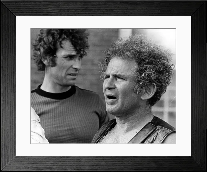 Framed Print : Rip Torn and writer-director Norman Mailer, on the set of MAIDSTONE, 1969. Courtesy: CSU Archives  /  Everett Collection