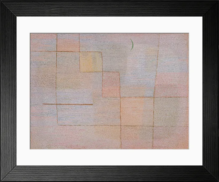 Framed Print : CLARIFICATION, by Paul Klee, 1932, Swiss painting, oil on canvas