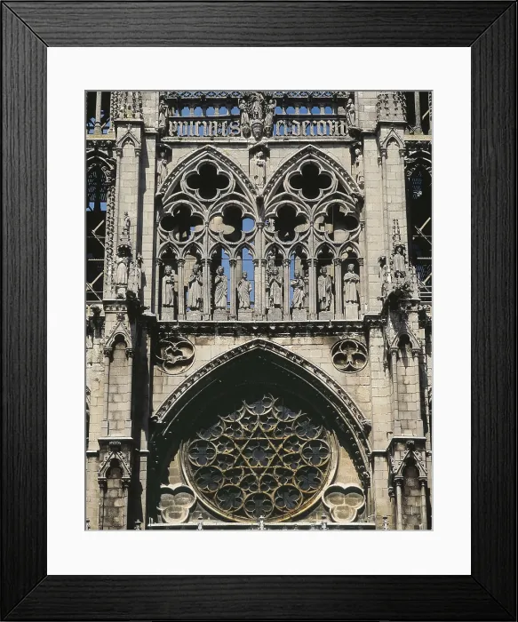 Framed Print : AISA / Everett Collection Burgos Cathedral of St. 1221-1568. SPAIN. Burgos. Cathedral of St. Mary. Sarmental Gate (1240). Gate giving access to the south arm of the crossing Framed Print : AISA / Everett Collection Burgos Cathedral of St. 1221-1568. SPAIN. Burgos. Cathedral of St. Mary. Sarmental Gate (1240). Gate giving access to the south arm of the crossing