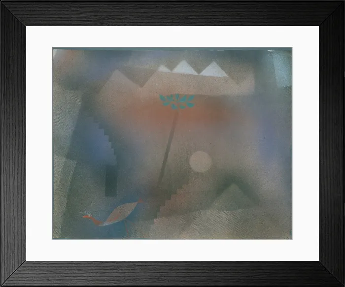 Framed Print : BIRD WANDERING OFF, by Paul Klee, 1926, Swiss drawing, gouache on paper Framed Print : BIRD WANDERING OFF, by Paul Klee, 1926, Swiss drawing, gouache on paper