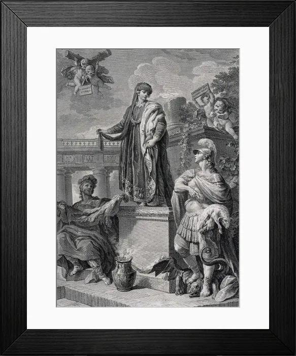 Framed Print : SALVADOR CARMONA, Manuel (1734-1820). Philip the Good, Duke of Burgundy. Neoclassicism. Etching. SPAIN. Madrid. National Library. AISA / Everett Collection**US SALES ONLY**