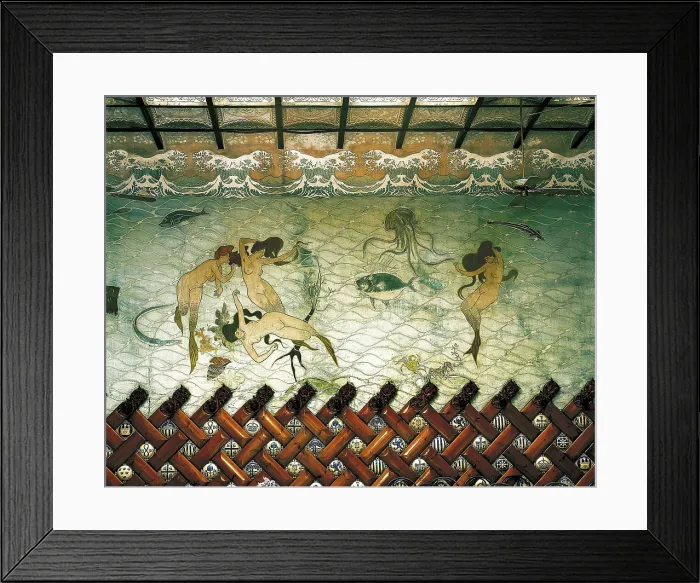 Framed Print : CASAS i CARBO, Ramn (1866-1932). Fonda Espaa. Mermaid's Room. 1899. SPAIN. Barcelona. Fonda Espaa. Modernism. Painting. AISA / Everett Collection**US SALES ONLY**